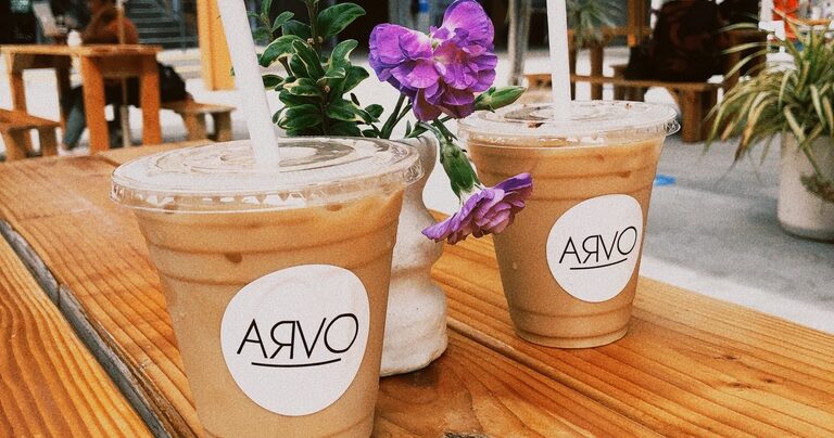 ARVOのカフェラテ