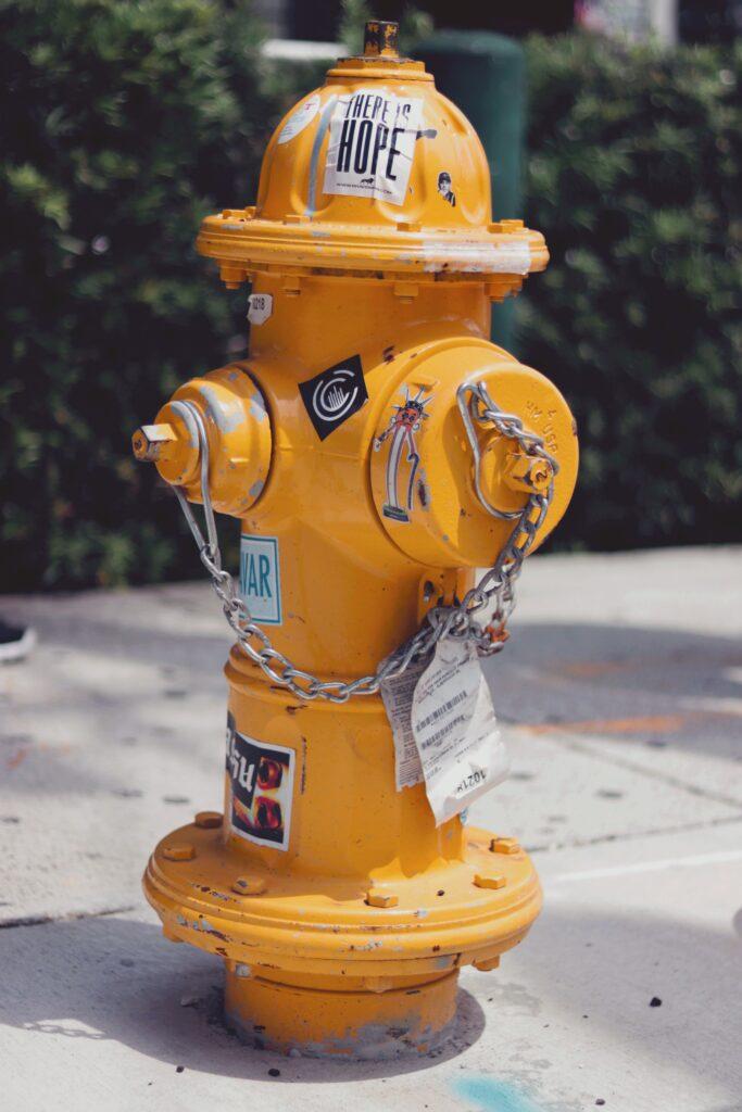 アメリカの黄色い消火栓