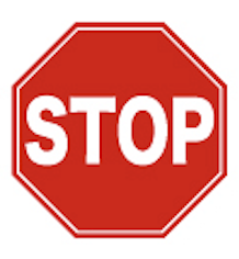 道路標識　STOP