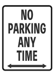 道路標識 駐車禁止
